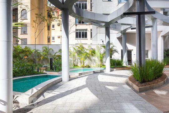 Área comum de apartamento à venda com 1 quarto, 45m² em Santa Efigênia, São Paulo