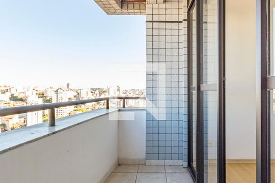 Varanda da Sala de apartamento à venda com 3 quartos, 120m² em Nova Suíssa, Belo Horizonte