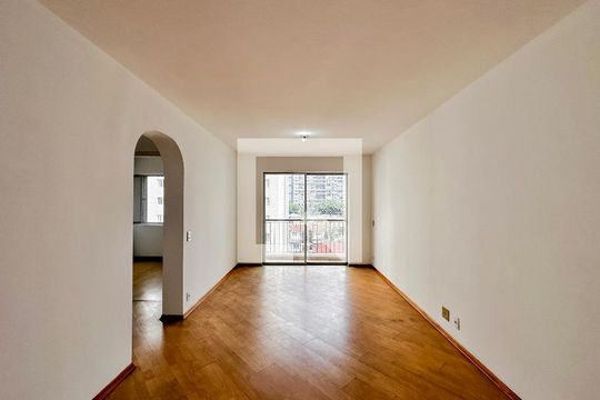 Sala de apartamento para alugar com 2 quartos, 72m² em Cidade Monções, São Paulo