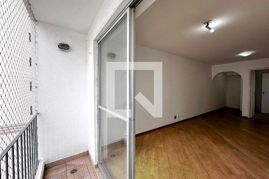 Sacada Sala de apartamento para alugar com 2 quartos, 72m² em Cidade Monções, São Paulo