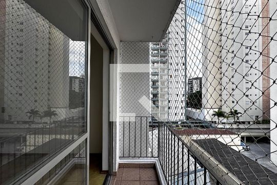 Sacada Sala de apartamento para alugar com 2 quartos, 72m² em Cidade Monções, São Paulo