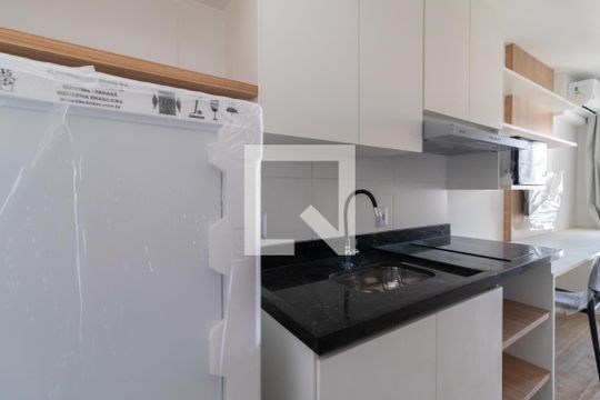 Cozinha de apartamento à venda com 1 quarto, 25m² em Jardim São Paulo(zona Norte), São Paulo