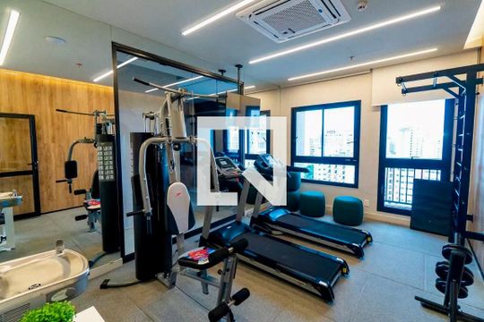 Área comum - Academia de apartamento à venda com 1 quarto, 21m² em Vila Mariana, São Paulo