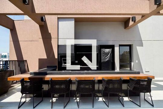 Área comum - Churrasqueira de apartamento à venda com 1 quarto, 21m² em Vila Mariana, São Paulo