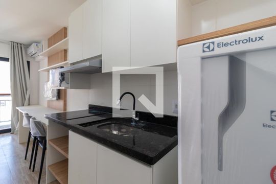 Cozinha de apartamento à venda com 1 quarto, 25m² em Jardim São Paulo(zona Norte), São Paulo