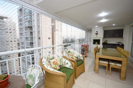 Área gourmet de apartamento para alugar com 4 quartos, 137m² em Jurubatuba, São Paulo