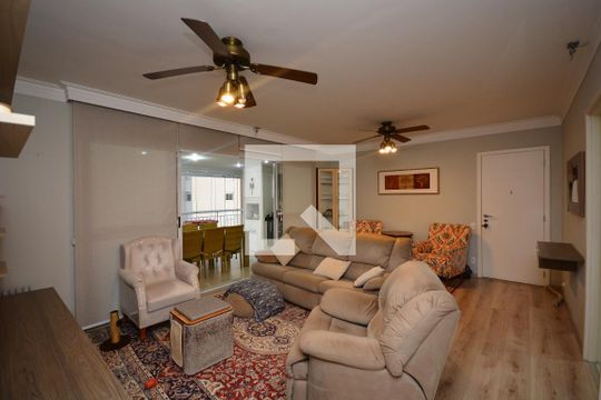 Sala de apartamento para alugar com 4 quartos, 137m² em Jurubatuba, São Paulo