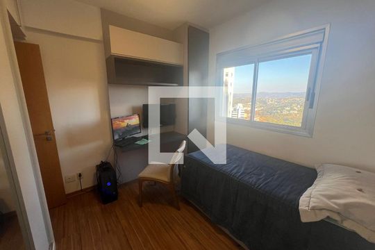 Quarto 2 de apartamento à venda com 3 quartos, 86m² em Vila da Serra, Nova Lima