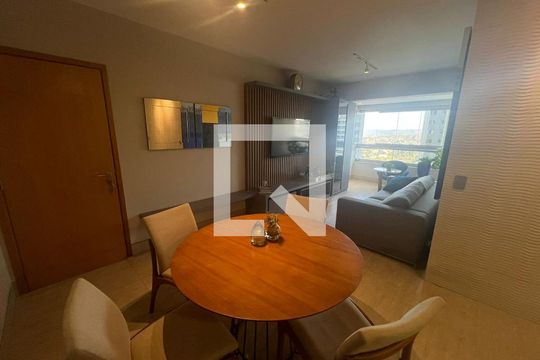 Sala de apartamento à venda com 3 quartos, 86m² em Vila da Serra, Nova Lima