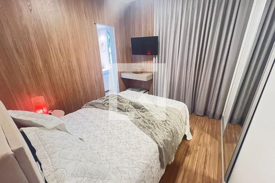 Quarto de apartamento à venda com 3 quartos, 86m² em Vila da Serra, Nova Lima