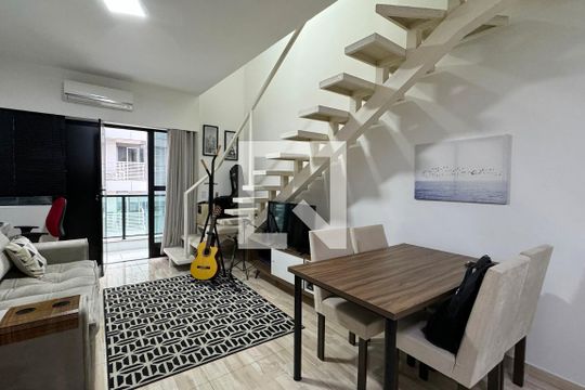 Sala de apartamento à venda com 1 quarto, 54m² em Bethaville I, Barueri