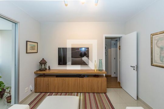 Sala de apartamento à venda com 3 quartos, 115m² em Vale do Sereno, Nova Lima