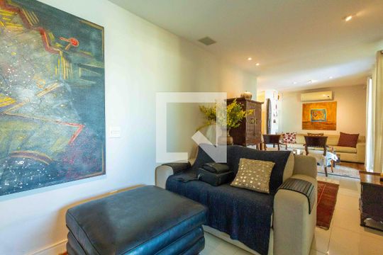 Sala de apartamento para alugar com 3 quartos, 203m² em Recreio dos Bandeirantes, Rio de Janeiro