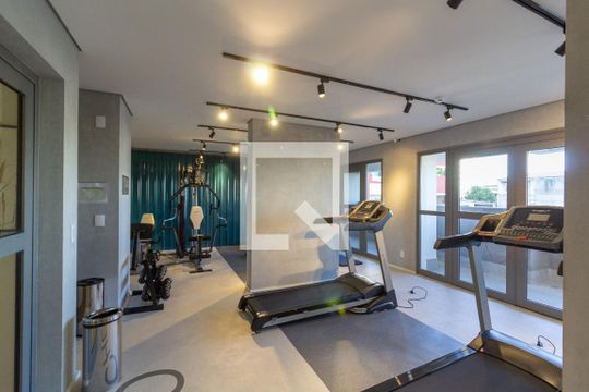 Área comum - Academia de kitnet/studio à venda com 1 quarto, 27m² em Chácara Seis de Outubro, São Paulo