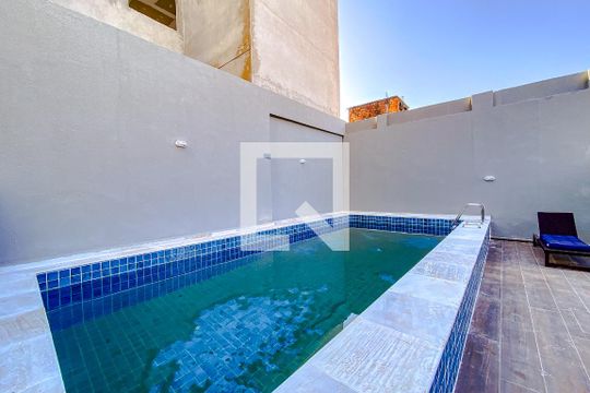 Área comum - Piscina de apartamento para alugar com 1 quarto, 27m² em Mooca, São Paulo