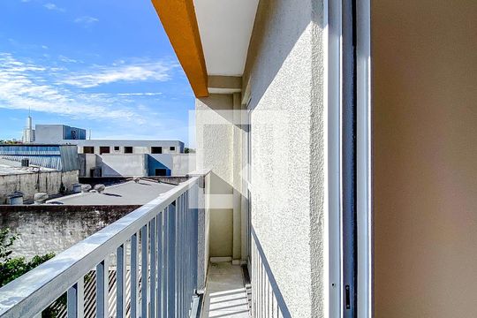 Varanda da Sala de apartamento para alugar com 1 quarto, 27m² em Mooca, São Paulo