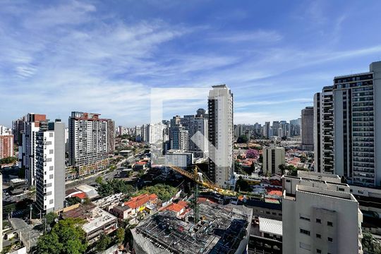 Vista de apartamento para alugar com 2 quartos, 67m² em Jardim das Acácias, São Paulo