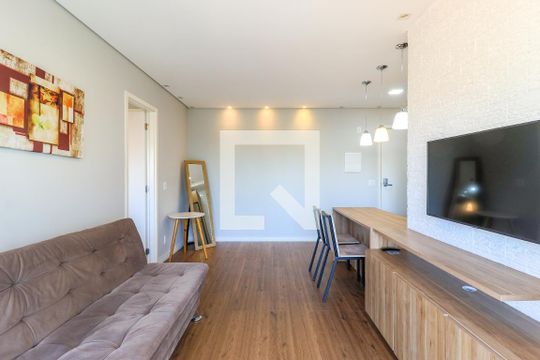 Sala de apartamento à venda com 1 quarto, 45m² em Santo Amaro, São Paulo