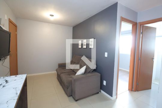 Sala de apartamento à venda com 2 quartos, 42m² em Estância Velha, Canoas