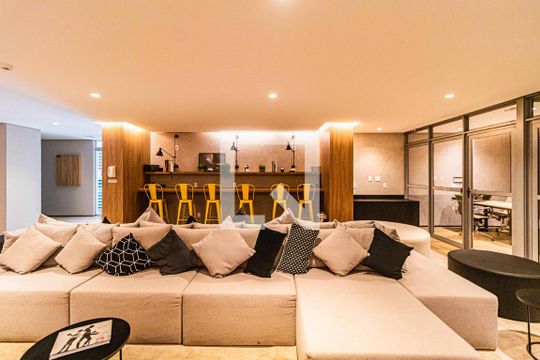 Área comum de kitnet/studio para alugar com 1 quarto, 29m² em Butantã, São Paulo