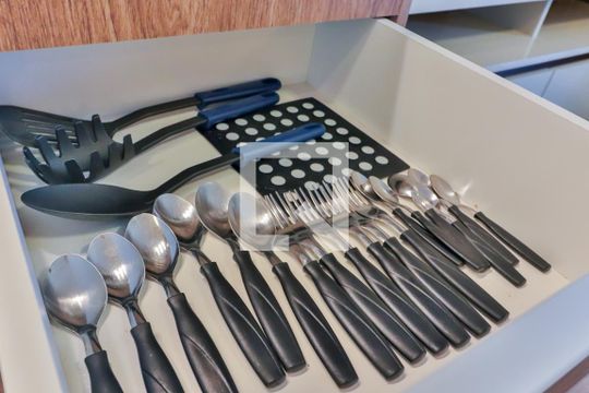 Detalhes Cozinha de kitnet/studio para alugar com 1 quarto, 29m² em Butantã, São Paulo