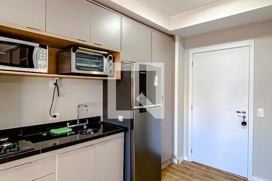 Cozinha de kitnet/studio à venda com 1 quarto, 26m² em Belenzinho, São Paulo