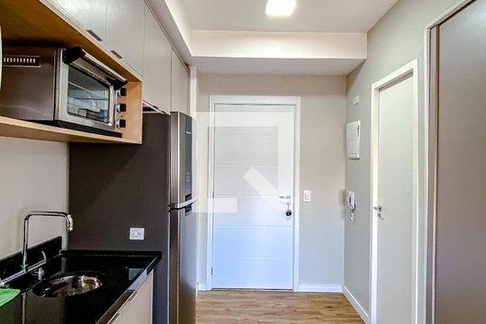 Cozinha de kitnet/studio à venda com 1 quarto, 26m² em Belenzinho, São Paulo