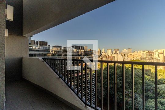 Varanda de apartamento à venda com 1 quarto, 70m² em Santa Efigênia, São Paulo