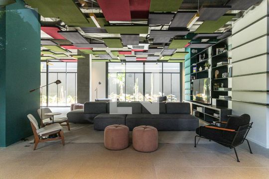 Área comum - Salão de festas de apartamento à venda com 1 quarto, 70m² em Santa Efigênia, São Paulo