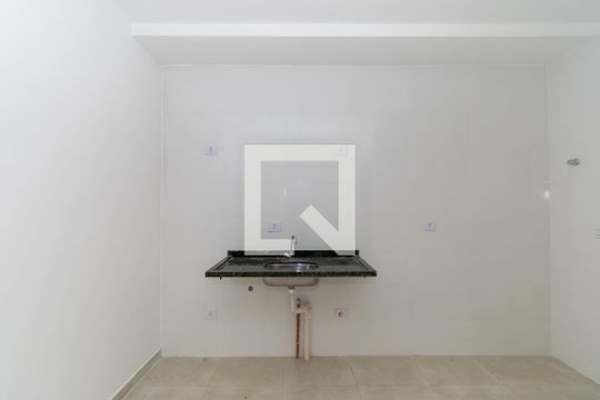 Cozinha de apartamento à venda com 1 quarto, 25m² em Vila Bertioga, São Paulo