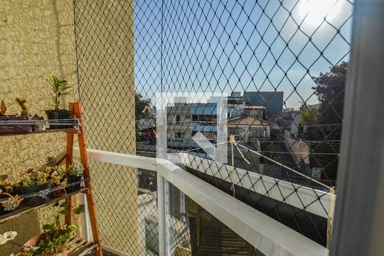 Vista da Suíte de apartamento à venda com 2 quartos, 100m² em Vila Pinheirinho, Santo André