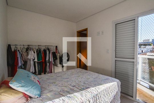 Quarto Suíte de apartamento à venda com 2 quartos, 100m² em Vila Pinheirinho, Santo André