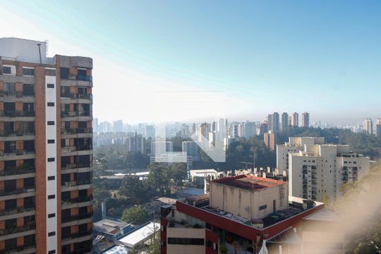 Vista da Varanda da Sala de apartamento para alugar com 2 quartos, 64m² em Jardim Parque Morumbi, São Paulo