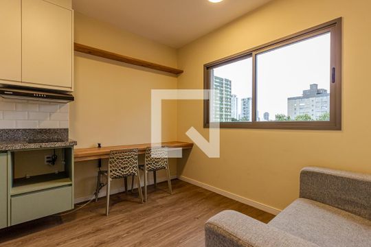 Apartamento para alugar com 1 quarto, 28m² em Chácara Santo Antônio (zona Sul), São Paulo