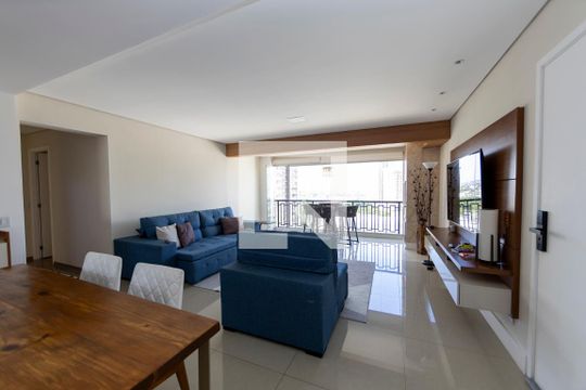 Sala de apartamento para alugar com 3 quartos, 107m² em Sítio Tamboré Alphaville, Barueri