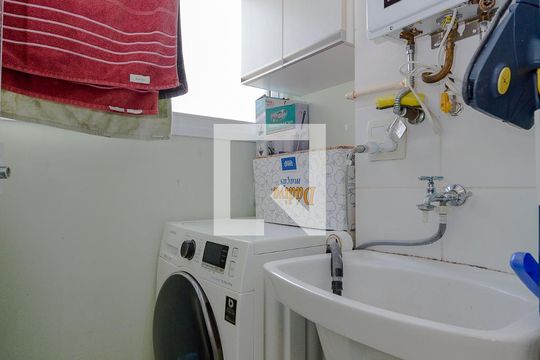 Área de Serviço de apartamento à venda com 2 quartos, 46m² em Nova Petrópolis, São Bernardo do Campo