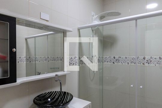 Banheiro da Suíte 1 de casa de condomínio à venda com 4 quartos, 96m² em Maranhão, São Paulo