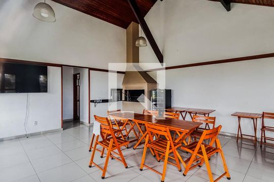 Área comum - Salão de festas de casa de condomínio à venda com 3 quartos, 130m² em Jardim Sabará, Porto Alegre