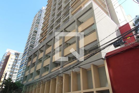 Fachada do Prédio de kitnet/studio à venda com 1 quarto, 24m² em Vila Nova Conceição, São Paulo