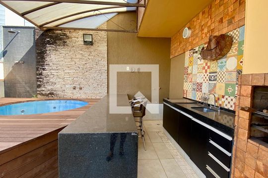 Varanda gourmet de apartamento para alugar com 2 quartos, 170m² em Belvedere, Belo Horizonte