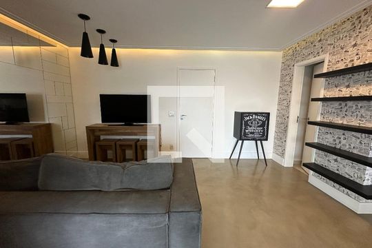 Sala de apartamento para alugar com 3 quartos, 107m² em Empresarial 18 do Forte, Barueri