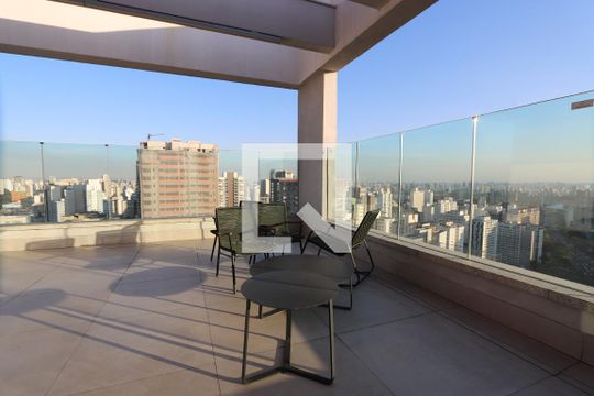 Área comum - rooftop de kitnet/studio à venda com 1 quarto, 25m² em Paraíso, São Paulo