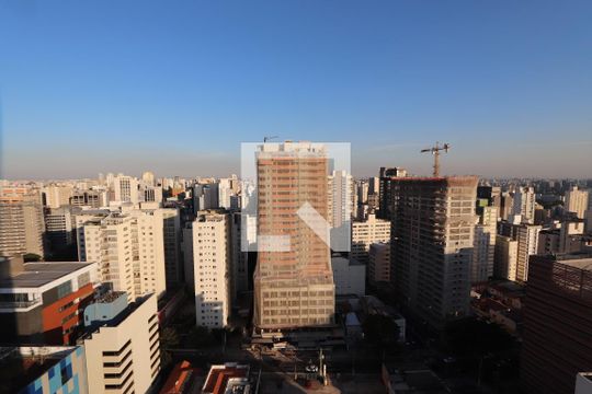 Vista do rooftop de kitnet/studio à venda com 1 quarto, 25m² em Paraíso, São Paulo