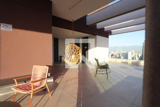 Área comum - rooftop de kitnet/studio à venda com 1 quarto, 25m² em Paraíso, São Paulo
