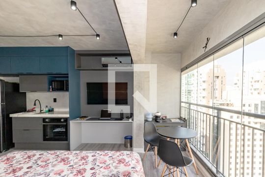 Studio de kitnet/studio à venda com 1 quarto, 25m² em Indianópolis, São Paulo