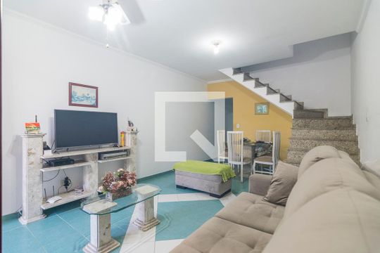 Sala de casa à venda com 3 quartos, 185m² em Vila Lucinda, Santo André