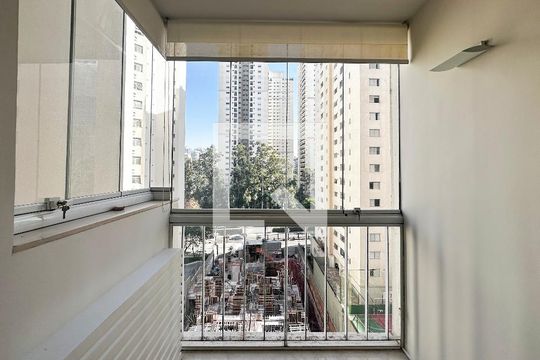 Sacada de apartamento para alugar com 2 quartos, 70m² em Brooklin Novo, São Paulo