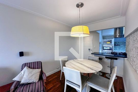 Sala de apartamento para alugar com 2 quartos, 70m² em Brooklin Novo, São Paulo