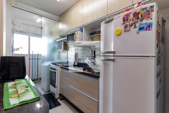 Cozinha de apartamento à venda com 2 quartos, 44m² em Imirim, São Paulo