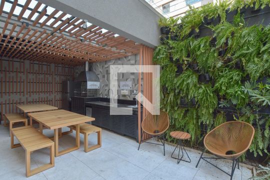Área comum de kitnet/studio para alugar com 1 quarto, 24m² em Vila Mariana, São Paulo